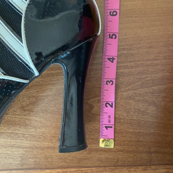 Patent Platform Lace Up High Heel Boots Size 8 - Picture 8 of 10